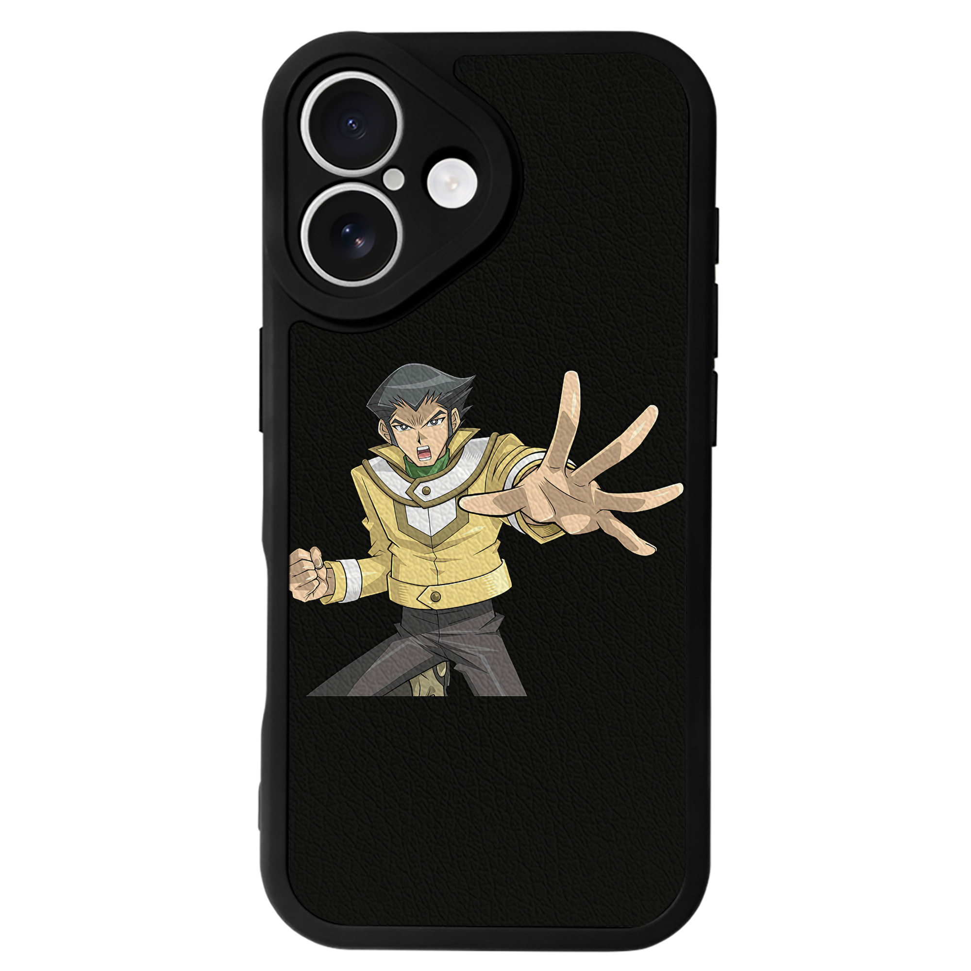 遊☆戯☆王 Yu-Gi-Oh! 【iPhone 16シリーズ対応】シリコンスマホケース（レザー調） 材質：シリコン